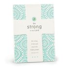 Cross Ceramic Statements: Be Strong in the Lord Light Blue/White (Eph 6:10) Homeware