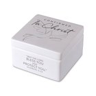 Keepsake Box Precious Occasions: Confirmed in Christ, Cast Stone (Number 6:24) Homeware