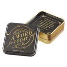 Scripture Cards in Tin: A Word For Today, 50 Double-Sided Cards Box