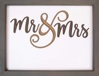 Carved Framed Sign: Mr & Mrs (Mdf/pine) Homeware