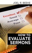 How to Evaluate Sermons? Paperback