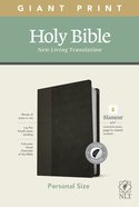 NLT Personal Size Giant Print Bible Filament Enabled Edition Indexed Black/Onyx (Red Letter Edition) Imitation Leather