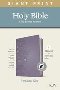 KJV Personal Size Giant Print Bible Filament Enabled Edition Indexed Peony Lavender (Red Letter Edition) Imitation Leather