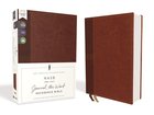 NASB Journal the Word Reference Bible Brown 1995 Text (Red Letter Edition) Imitation Leather Over Hardback