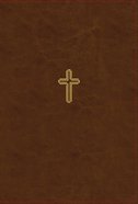 NASB Thinline Bible Brown 1995 Text Thumb Index (Red Letter Edition) Premium Imitation Leather