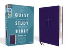 NIV Quest Study Bible Personal Size Blue Premium Imitation Leather