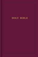 KJV Pew Bible Garnet (Red Letter Edition) Hardback