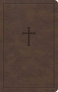 KJV Personal Size Bible Brown (Red Letter Edition) Imitation Leather