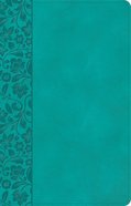 NASB Large Print Personal Size Reference Bible Teal (Red Letter Edition) Imitation Leather