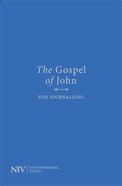 NIV Gospel of John For Journalling Anglicised Text Paperback