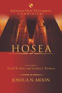 Hosea (Apollos Old Testament Commentary Series) Hardback
