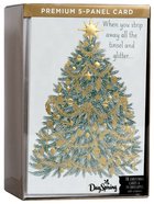 Christmas Boxed Cards: Five Panel Card Tree to Cross (John 14:6 Nasb) Box