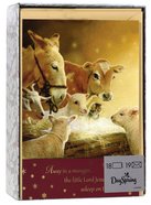 Christmas Boxed Cards: Away in a Manger Animals (Luke 2:11 Nlt) Box