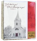 Christmas Boxed Cards: God's Best to You Church (Pilemon 1:3) Box