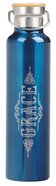 Stainless Steel Water Bottle: Grace, Blue (770ml) Homeware