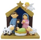 Kids Resin Nativity Set of 6 With Resin Creche Homeware
