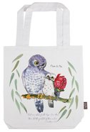 Tote Bag Organic White (Aco Certified Organic Cotton) (And Now Abide 1 Cor 13: 12) (Australiana Products Series) Homeware