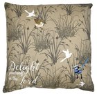 Pillow Grassland Blue Wren Delight Yourself... (Psalm 37: 4) (Australiana Products Series) Soft Goods
