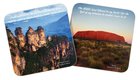 Coasters Natural Australia 3 Sisters & Uluru Faith (Set of 2) (Australiana Products Series) Homeware
