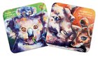 Coasters Deborah Broughton Koala & Kangaroo Faith (Set of 2) (Australiana Products Series) Homeware