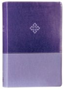 Amplified Study Bible Purple Indexed (Black Letter Edition) Premium Imitation Leather