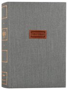 NIV Grace and Truth Study Bible Gray (Red Letter Edition) Fabric Over Hardback