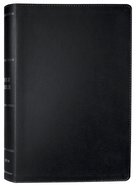 NIV Side-Column Reference Bible Wide Margin Black (Black Letter Edition) Premium Imitation Leather
