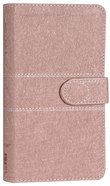 NIV Pocket Thinline Bible Pink Snap Closure (Red Letter Edition) Premium Imitation Leather