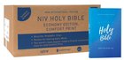 NIV Holy Bible Economy Comfort Print Edition (Black Letter) (Case Of 40) Paperback