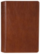 NLT Personal Size Giant Print Bible Filament Enabled Edition Rustic Brown (Red Letter Edition) Imitation Leather