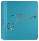 NLT Thrive Creative Journaling Devotional Bible Teal Blue With Rose Gold (Black Letter Edition) Imitation Leather Over Board