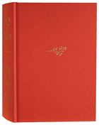 NLT Life Application Study Bible Coral (Red Letter Edition) (3rd Edition) Fabric Over Hardback