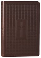 NLT Premium Value Thinline Bible Filament Enabled Edition Dark Brown Cross Imitation Leather