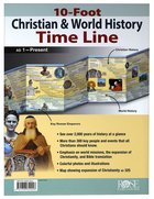 10-Foot Christian & World History Time Line Chart/card