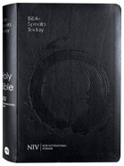 NIV Bible Speaks Today Study Bible Black With Slipcase (Bible Speaks Today Series) Bonded Leather