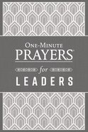 One-Minute Prayers For Leaders eBook