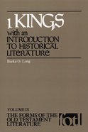 1 Kings (Forms of the Old Testament Literature) (#09 in Forms Of The Old Testament Literature Series) Paperback