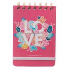 Notepad: Love Pink (1 Cor. 13) Spiral