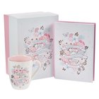 Boxed Gift Set: Fearfully and Wonderfully Made Journal and Mug, White/Pink Pack