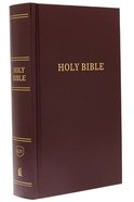 KJV Pew Bible Burgundy (Red Letter Edition) Hardback