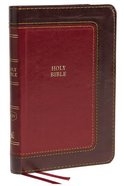 KJV Thinline Bible Compact Burgundy (Red Letter Edition) Premium Imitation Leather