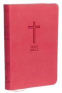 KJV Value Thinline Bible Compact Pink (Red Letter Edition) Premium Imitation Leather