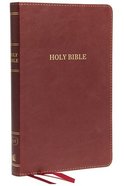 KJV Thinline Bible Burgundy (Red Letter Edition) Premium Imitation Leather