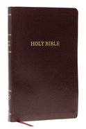 KJV Thinline Reference Bible Burgundy (Red Letter Edition) Bonded Leather