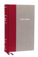 KJV Thinline Reference Bible Burgundy/Gray (Red Letter Edition) Hardback