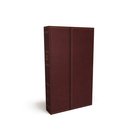 KJV Reference Bible Compact Large Print Snapflap Burgundy (Red Letter Edition) Premium Imitation Leather