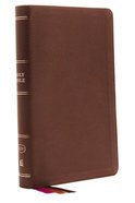 KJV Minister's Bible Brown (Red Letter Edition) Premium Imitation Leather