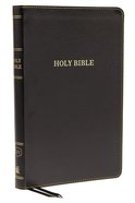 KJV Thinline Bible Black Indexed Red Letter Edition Imitation Leather