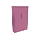 NKJV Reference Bible Compact Large Print Pink (Red Letter Edition) Premium Imitation Leather
