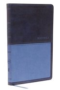 KJV Value Thinline Bible Blue (Red Letter Edition) Premium Imitation Leather